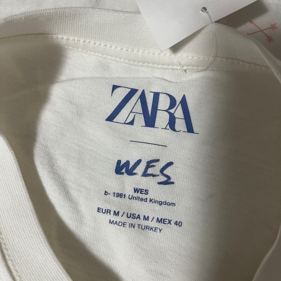 Zara x Wes Robinson Men’s Painting Print Short Sleeve T Shirt - Size M, XL - Picture 6 of 7